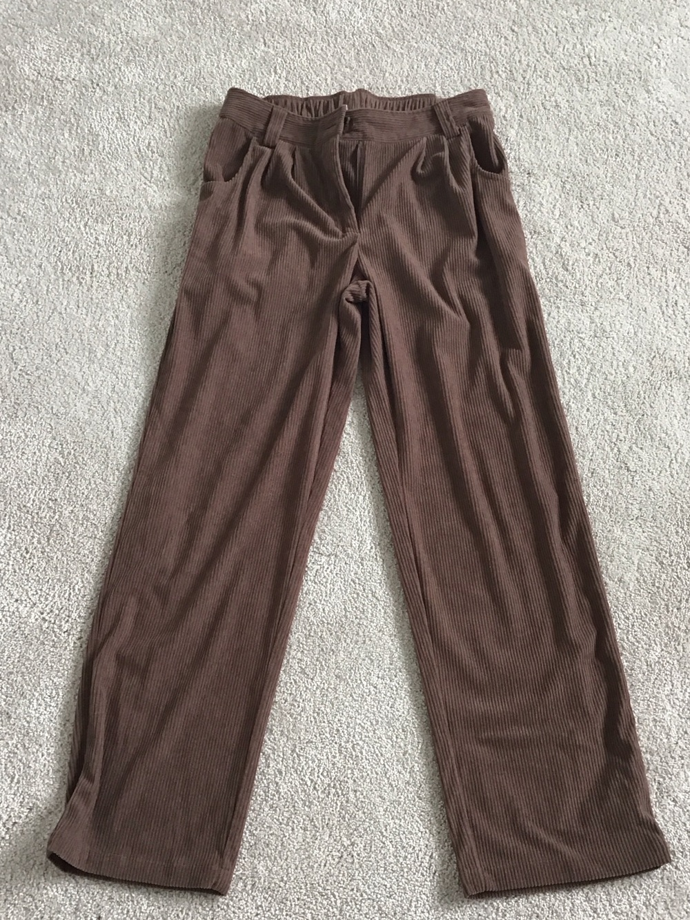 HALARA Brown Boot Cut Corduroy Pants